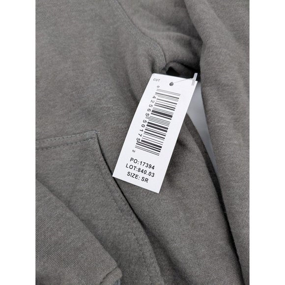 Polar King By Key Hoodie Mens Size Small Grey Thermal Lined Heavyweight Zippered - Picture 4 of 9